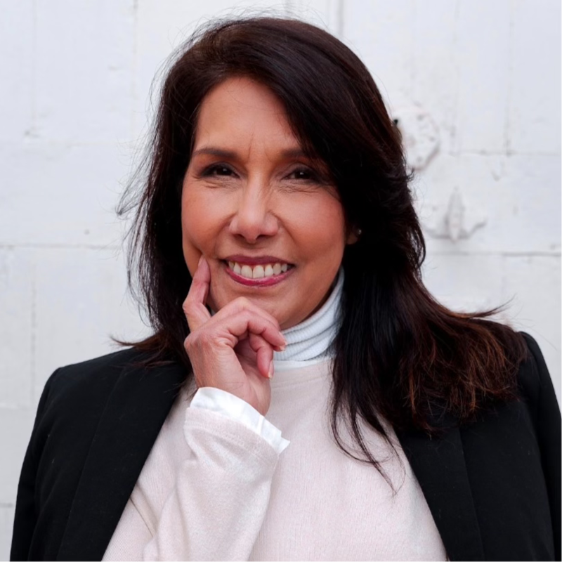 Retrato de Dilcia Prieto de Ruan, cofundadora de Capitaliza LATAM