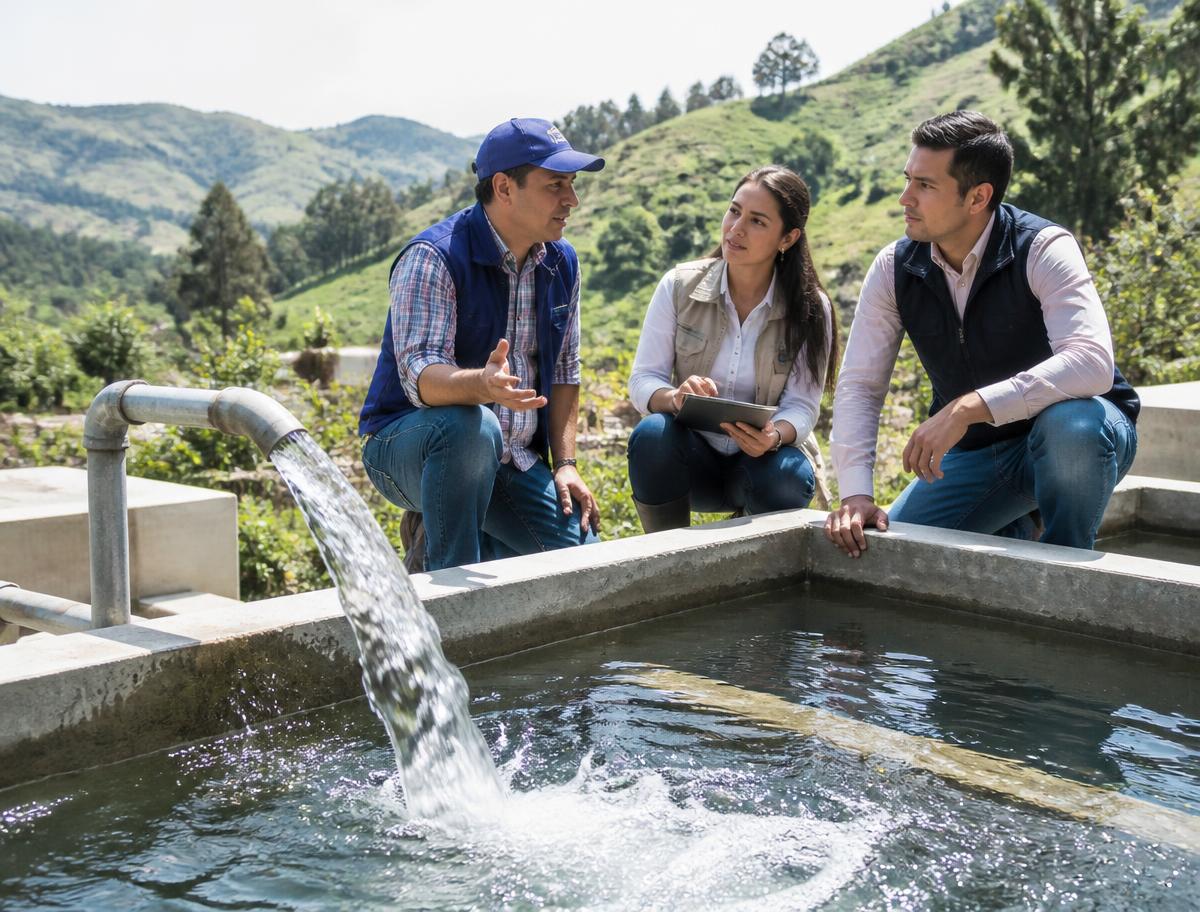 Empresa del sector agua y saneamiento en operación