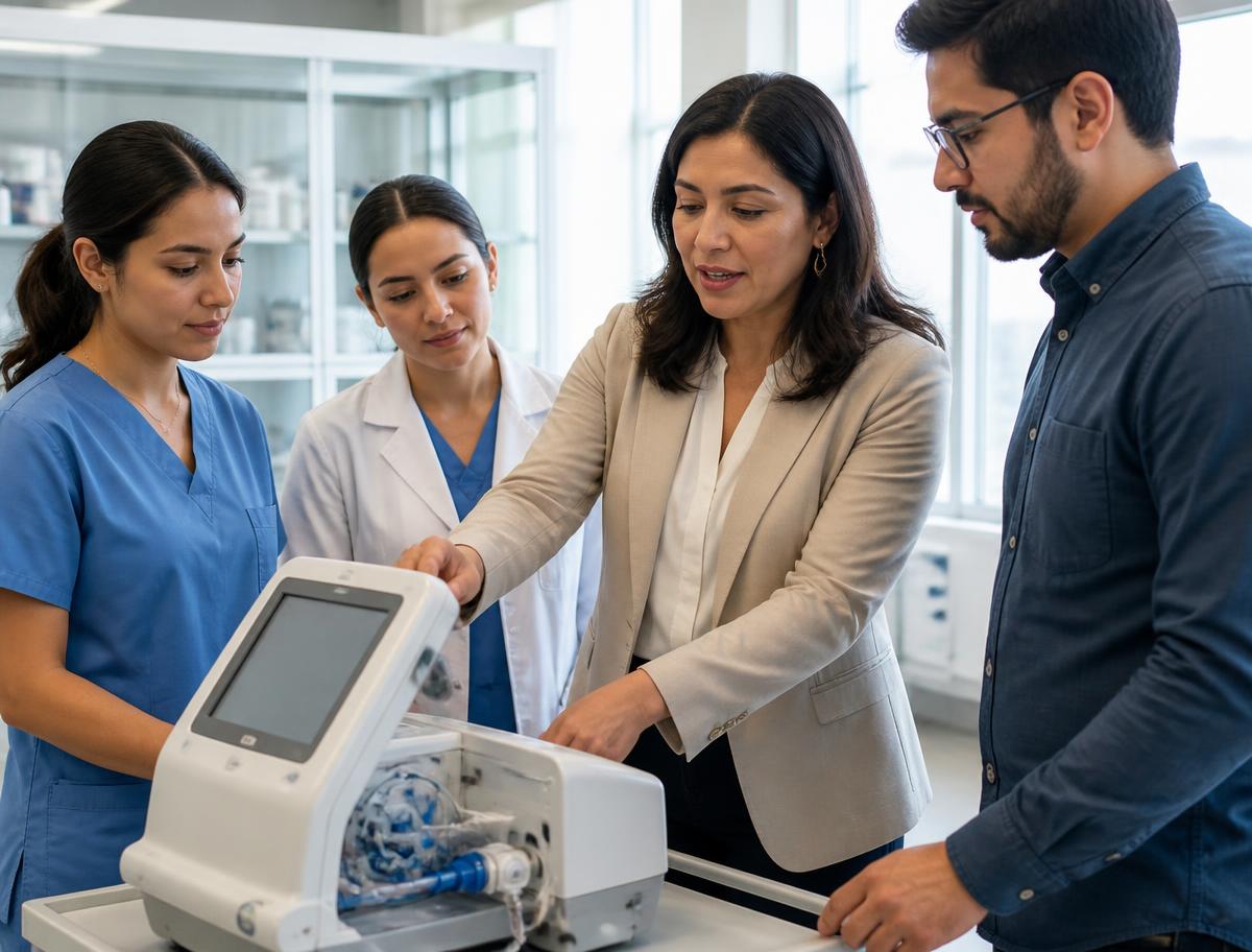 Empresa del sector salud en operación